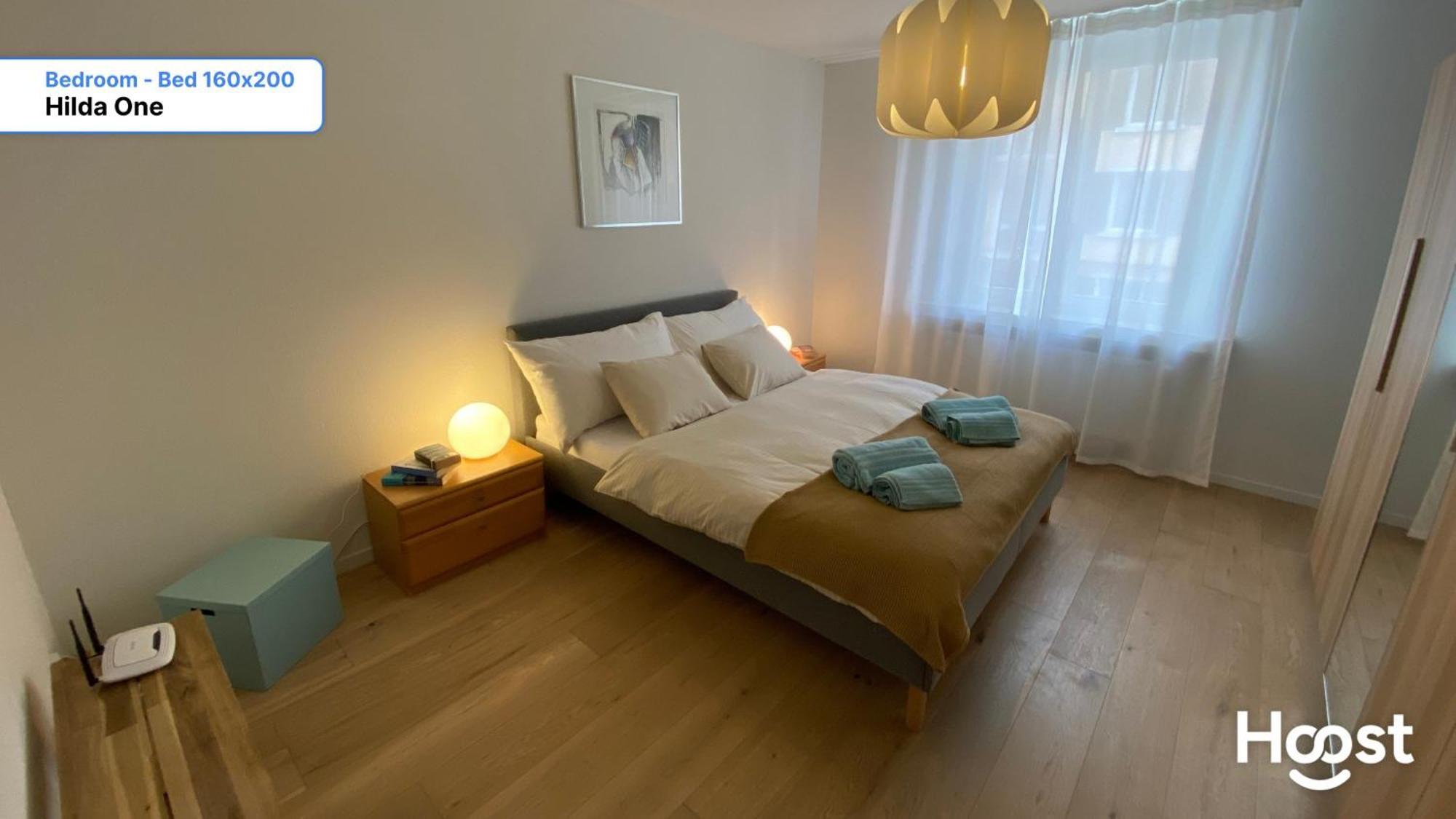 H1 With 4,5 Room, Bathroom, Kitchen, Central, Quiet & Modern With Office Zürich Eksteriør billede