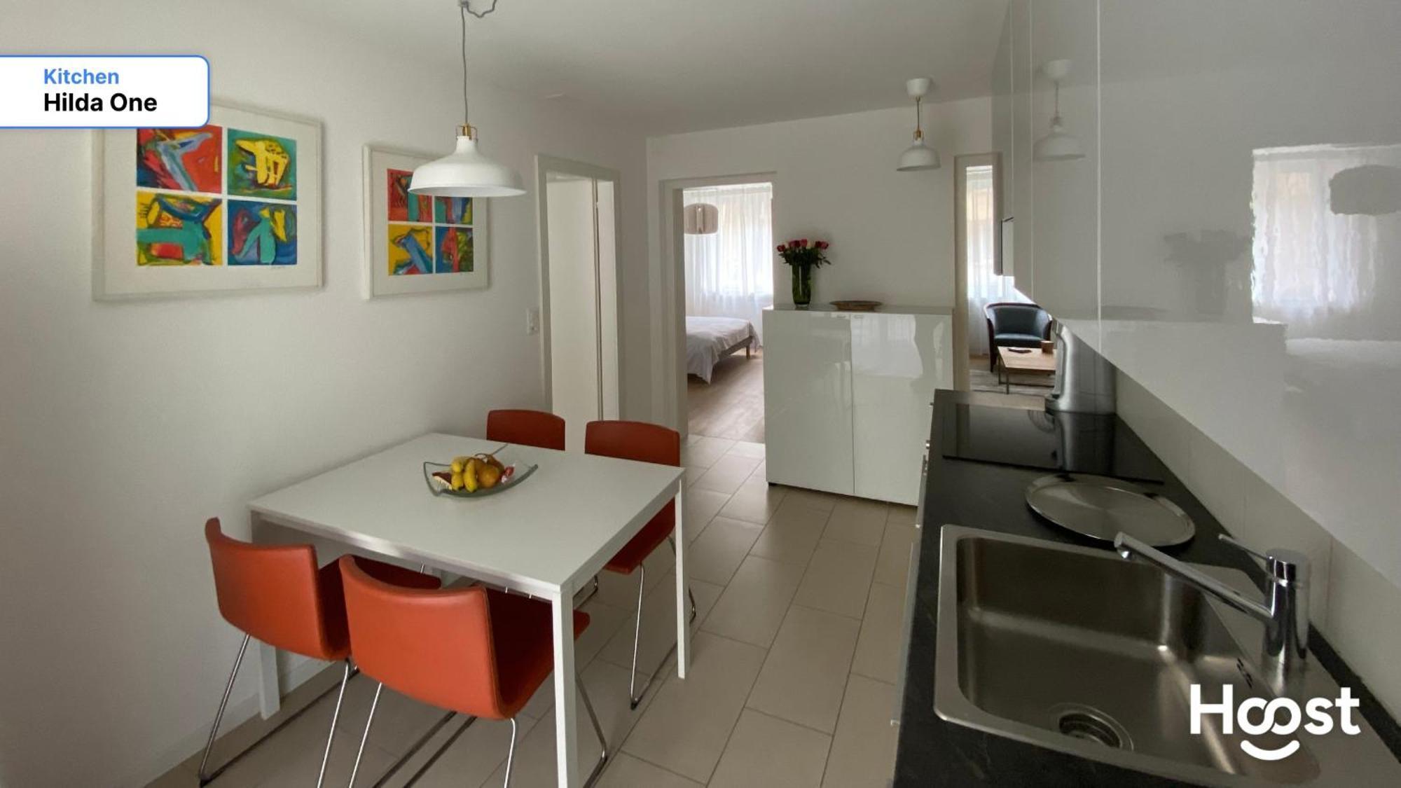 H1 With 4,5 Room, Bathroom, Kitchen, Central, Quiet & Modern With Office Zürich Eksteriør billede