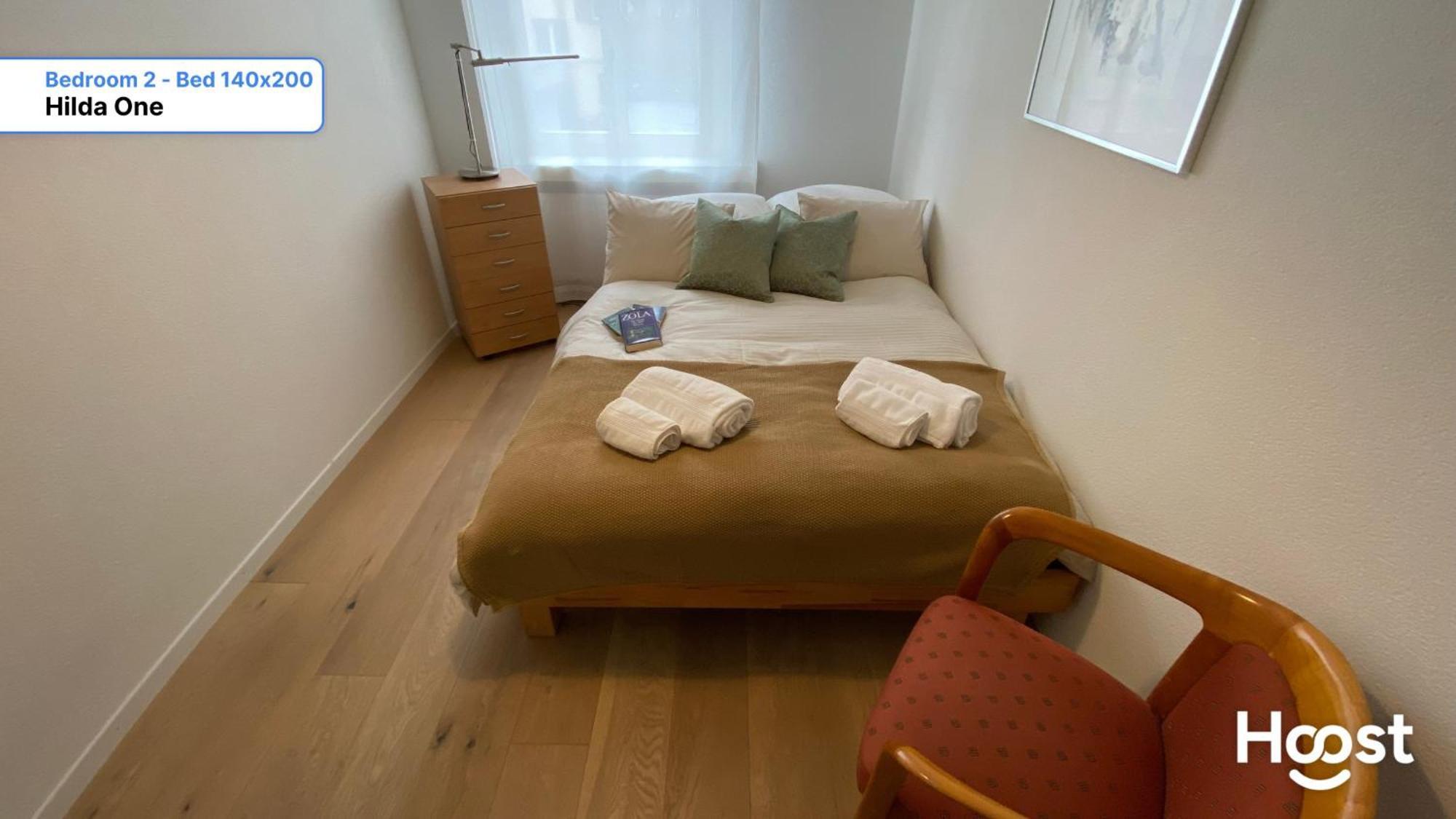 H1 With 4,5 Room, Bathroom, Kitchen, Central, Quiet & Modern With Office Zürich Eksteriør billede