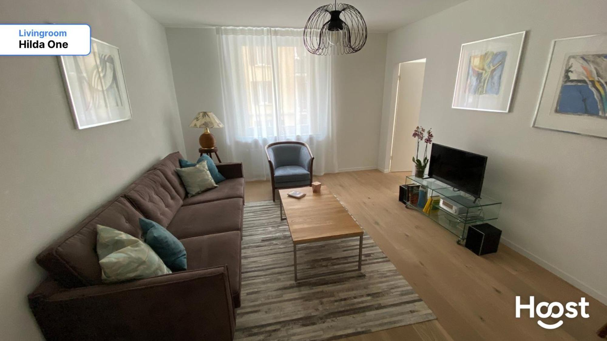 H1 With 4,5 Room, Bathroom, Kitchen, Central, Quiet & Modern With Office Zürich Eksteriør billede